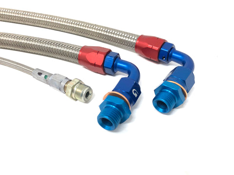 DIFtech Standard Turbo Line Kit for S13 CA18 Bottom Mount Oil & Coolant 10044