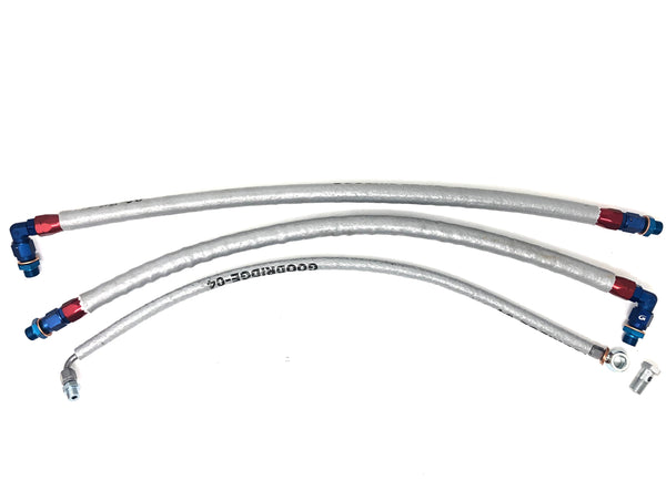 DIFtech Premium Turbo Line Kit for S14 SR20 Top Mount Oil & Coolant 10050 - Diftech