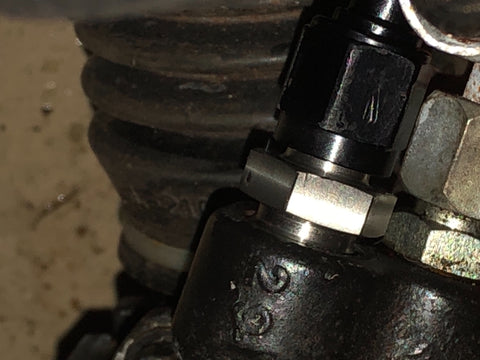 DIFtech Power Steering Fitting for 240SX Nissan Rtrn Side M16x1.5 to AN-6 10490 - Diftech