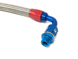 DIFtech Braided Turbo Line for S13 CA18DET Bottom Mount Coolant Feed 15" 10507