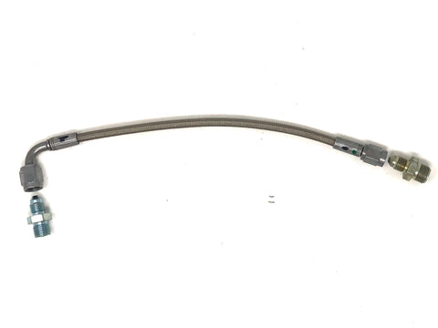 DIFtech Braided Turbo Line for S13 CA18DET Bottom Mount oil feed 9" 10516