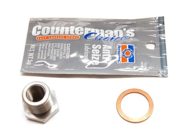 DIFtech Oxygen Sensor Adapter - LONG M18x1.5 to M12x1.25 22mm Hex 10082 - Diftech