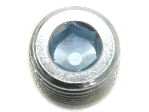 DIFtech Plug 3/8" NPT Zinc Plated Steel Hex-Socket (Hex Size: 5/16") 10417 - Diftech