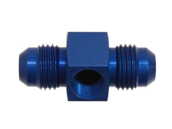 DIFtech Fitting for In-line Sensor AN-6 male-to-male w/ 1/8 NPT Cross Port 10022 - Diftech