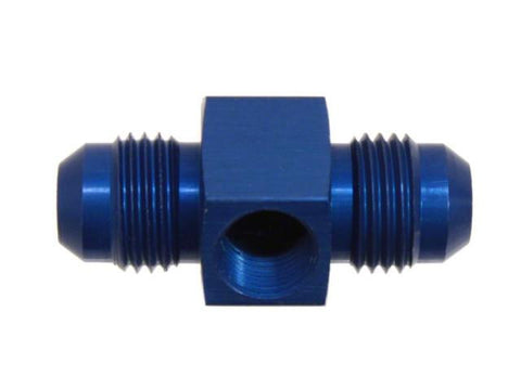 DIFtech Fitting for In-line Sensor AN-6 male-to-male w/ 1/8 NPT Cross Port 10022 - Diftech