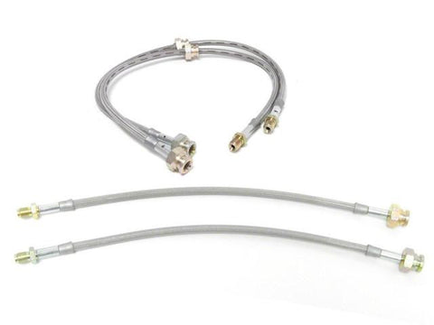 DIFtech SS Braided Brake Lines for 240sx using 300ZX calipers Front & Rear 10443 - Diftech