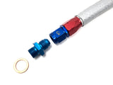 DIFtech Premium Turbo Line for S14 SR20DET Top Mount Coolant Feed/Ret 22" 10504