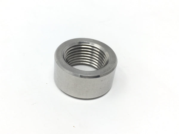 DIFtech Weldable O2 Sensor Bung M18 x 1.5 Flat Stainless Steel Straight 10708 - Diftech