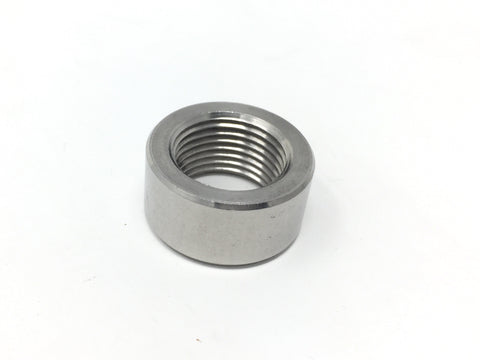 DIFtech Weldable O2 Sensor Bung M18 x 1.5 Flat Stainless Steel Straight 10708 - Diftech