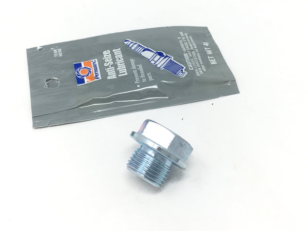 DIFtech O2 Sensor Bung Plug M18 x 1.5 Zinc Plated Mild Steel w/ anti-seize 10715 - Diftech