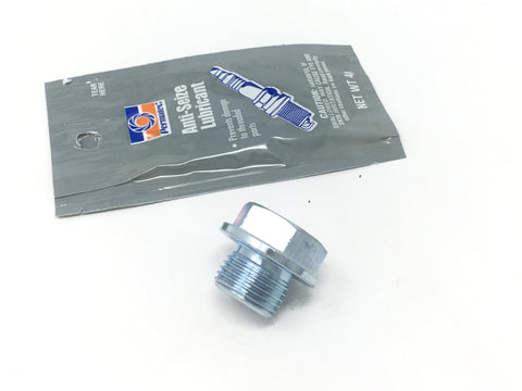 DIFtech O2 Sensor Bung Plug M18 x 1.5 Zinc Plated Mild Steel w/ anti-seize 10715 - Diftech