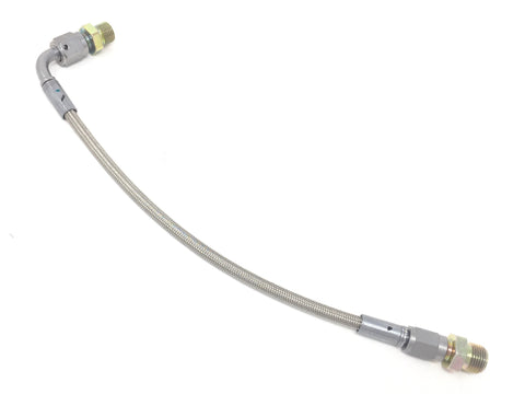 DIFtech Braided Turbo Line for S13 CA18DET Bottom Mount oil feed 9" 10516 - Diftech