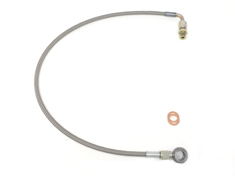 DIFtech Braided Turbo Line for S13 S14 SR20DET Top Mount Oil feed 22" 10518 - Diftech