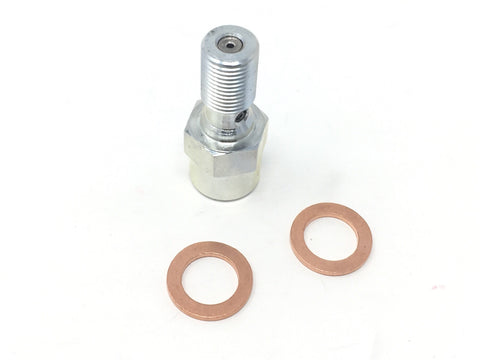 DIFtech Turbo Banjo Bolt with Sensor Port 7/16-24 .06" restrictor 1/8" NPT 10723 - Diftech
