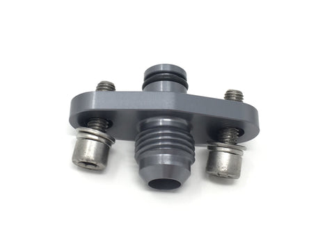 DIFtech Fuel Fitting for Nissan Fuel Rails - Fuel Press Reg to AN-6 Male 10011 - Diftech