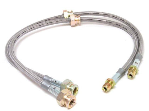 DIFtech Front Brake Lines for Nissan 240SX using 300ZX calipers Braided SS 10042 - Diftech