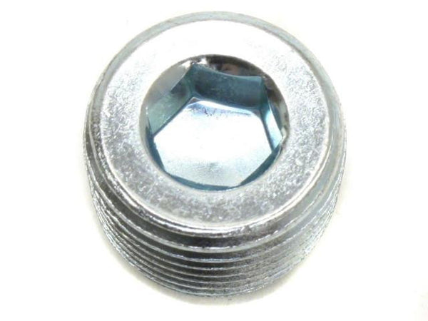 DIFtech Plug 1/2" NPT Zinc Plated Steel Hex-Socket (Hex Size: 3/8") 10418 - Diftech
