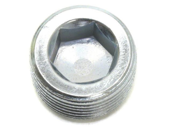DIFtech Plug 3/4" NPT Zinc Plated Steel Hex-Socket (Hex Size: 9/16") 10419 - Diftech