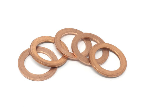 DIFtech Copper Sealing Washers - M12 Pack of 5 10521 - Diftech