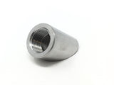 DIFtech Weldable O2 Sensor Bung M18 x 1.5 Notched Stainless Steel Angled 10710 - Diftech