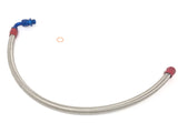 DIFtech Braided Turbo Line for S13 CA18DET Bottom Mount Coolant Return 22" 10512 - Diftech