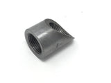 DIFtech Weldable O2 Sensor Bung M18 x 1.5 Notched Mild Steel Angled 10714 - Diftech